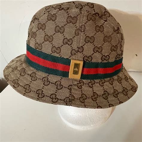 gucci hat with logo|authentic gucci bucket hat.